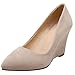Produktbild Oksea Damen Pumps Keilabsatz Schuhe mit Plateau Shoes Damen Ballerina Pumps Frauen Business Anzug Schuhe Lässig Bequeme Pumps Schuh Keile Einzelne Schuhe