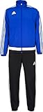 Material: 100% poliéster. adidas Chándal de Tiro 15, Todo el año, Unisex, Color Azul y Negro, tamaño Large