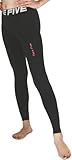 JustOneStyle Take Five Women's 110 Winter Warm Skin Tights Compression Base Layer Black Pants