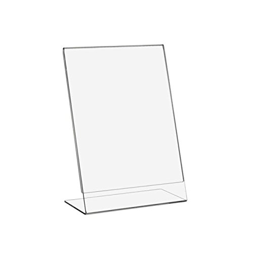 Werbeaufsteller L-Ständer Acryl A5 hoch, Tischaufsteller Aufsteller Acrylständer