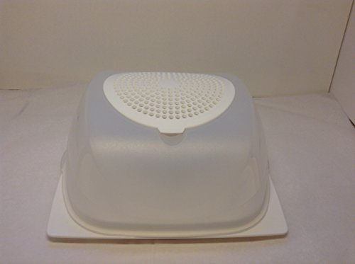 TUPPERWARE KäseMax Junior weiß transparent A205 Käseglocke Käse Kondenspro Klein 9744
