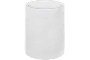 WENKO 25209100 Atri kosz na śmieci z uchylną pokrywą, 6 l, tworzywo sztuczne, 21 x 25,5 x 21 cm