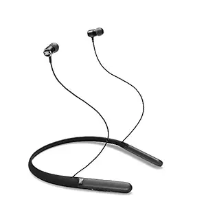 JBL LIVE200BT by Harman in-Ear Wireless Neckband Headphones with 10 Hours Playtime, Multi Point Connectivity & Premium Aluminum Housing (Black)