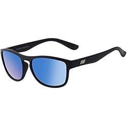 Dirty Dog Venturer Everyday Casual gafas de sol Negro Satinado/Ice Blue Lentes polarizadas