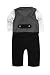 Baby Boy Formal Wedding Tuxedo 1pc Waistcoat Suit (0-3 Month)