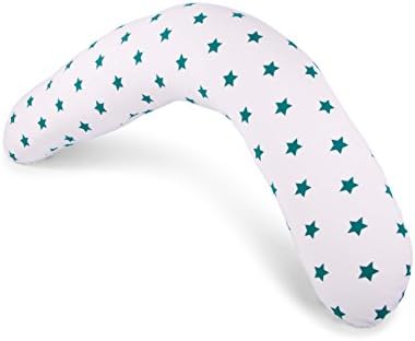 Widgey Plus Pregnancy and Sleep Pillow/Body Support - Teal Star Print