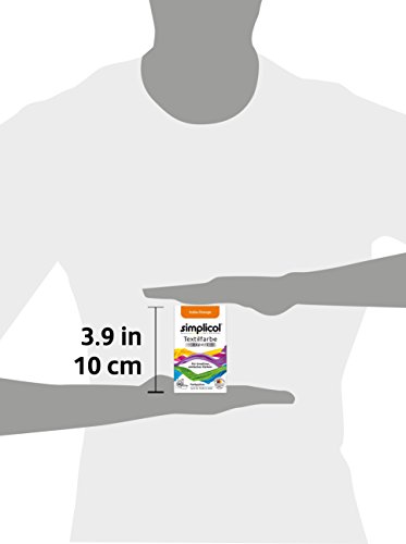 Simplicol Textilfarbe expert Für kreatives, einfaches Färben – 1702 – „India-Orange“ – Neu! – 2er-Pack - 2