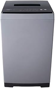 AmazonBasics 6.5 kg Fully-Automatic Top Load Washing Machine (Grey/Black, Full Metal body, LED Display)