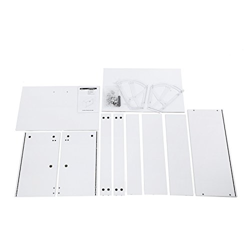 Songmics Holz Schuhschrank Schuhkipper Schuhkommode 1 Klappe Kapazität für 10 Paar Schuhe Flur Diele 60 x 45 x 24,5 cm weiß LBC601W - 8