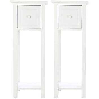 Queiting A Pair Of Bedside Tables With Drawer Bedside Telephone