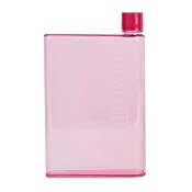 LMS A5 Notebook Plastic Bottle, 400ml, Pink