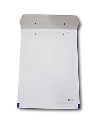 UNIVERS GRAPHIQUE 10 ex Enveloppe a Bulles blanche PRO C/3 150 x 215 mm (dimension pochette intérieure) type C3 enveloppe matelassé blanc 170 x 225 + 50 mm idéal comme pochette protection objets format A5, CD, manga enveloppe d’expédition pour Réf…
