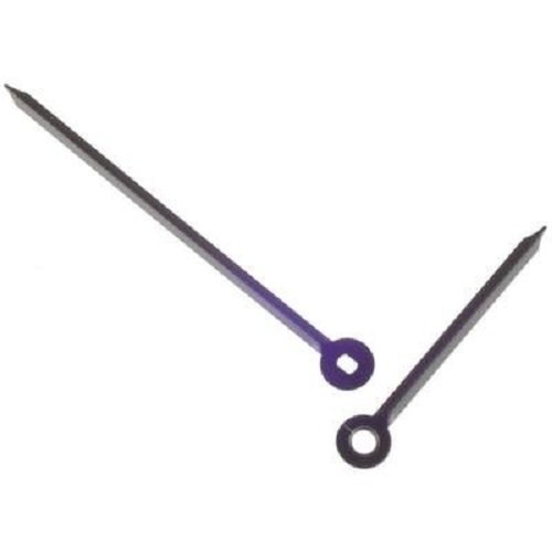 Black Plain Clock Hands 60mm Hour Hand 95mm Minute Hand (Measured from Centre Spindle to tip)