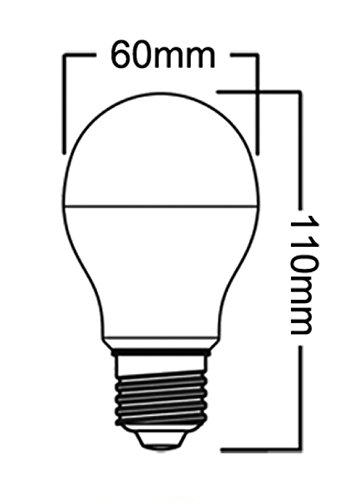 LED FACTORY 10W E27 LED Lampen, Ersatz für 80W Glühlampen, 800lm, Kaltweiß, 6500K, 150° Abstrahlwinkel, LED Birnen, LED Leuchtmittel, 6er Pack - 2