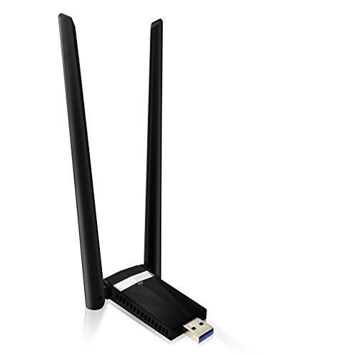  USB Wifi 1200Mpbs SUMGOTT Antera Adaptador Wifi USB 3 0 Inal  mbrico Dual Band Soporte de 5Ghz 867Mbps para PC con Windows XP   Vista   7 8 10   Max OSX