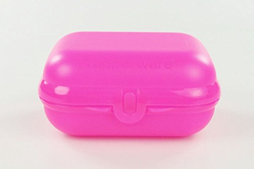 TUPPERWARE To Go Twin neon pink Brotdose Box Lunchbox Twin Größe 3