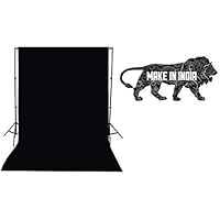 God Boy LEKERA Backdrop Photo Light Studio Photography Background, Size: 8 x12 FT, Colour: Black