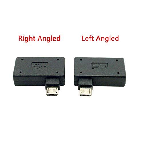 CHENYANG CY 90 Degree en ángulo recto micro usb 2,0 OTG adaptador de Host con alimentación USB para Galaxy S3 S4 S5 Note2 Note3 teléfono celular & tableta