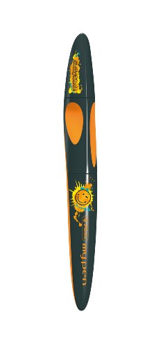 Herlitz 11291994 Tintenroller my.pen, Smiley, Limited Edition, schwarz/orange