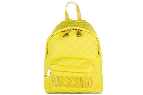 Preisvergleich Produktbild Moschino Rucksack Damen Tasche Schulrucksack Gelb