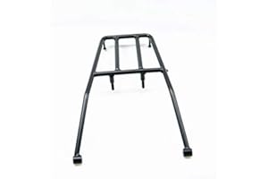 BHYSHOP Schwarz Gepäckträger Hinten Halterung Gepäckträger Hinten Für Cafe Racer Cruiser Kawasaki KLX 250 2008-2015