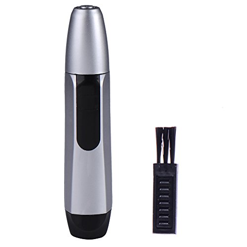 Mens Womens Electric Nose Ear Hair Removal Trimmer Groomer Shaver Clipper Cleaner Tool Silver Black