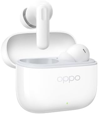 OPPO Enco Buds3 Pro Auricolari True Wireless, 54h di Autonomia, Driver Dinamico da 12.4mm, BT 5.4, Controlli Touch, Cancellazione rumore passiva, Android e iOS, IP55, [Versione Italiana], White