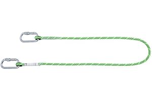 HONEYWELL MILLER Honeywell 1032335 Miller Restraint Lanyard Kernmantel 2M with 2Cs20