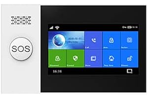 PGST Kit Alarme Maison sans Fil, Pièces de Rechange du système de sécurité Domestique PG-107 4G