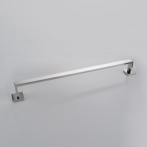 KES A2500 Single Handtuchhalter / Handtuchstange für das Badezimmer, Wand montierbar, polierter Edelstahl - 4