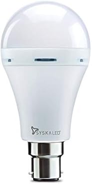 Syska SSK-EMB-07-01-B22 7-Watt Rechargeable Emergency Bulb (White)