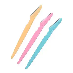 QKYPZO Facial Razor for Face Women and Men Eyebrow Painless Facial Hair Remover Razor for Face SET OF 3 PC,