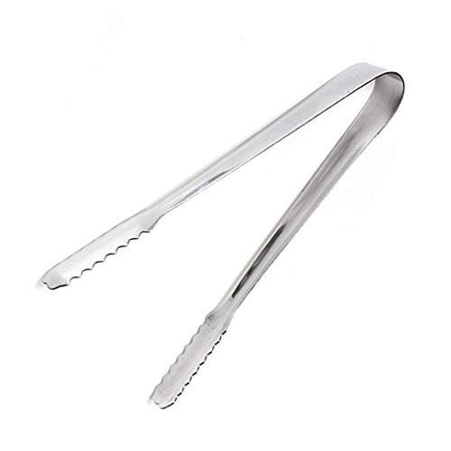 Eiswuerfelzange – SODIAL(R)6 Zoll Edelstahl Eiszange Eiswuerfelzange Grillzange Zuckerzange Serviettenzange - 3