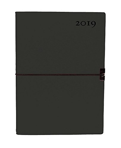 Taschenkalender 2019 Gummiband schwarz A6