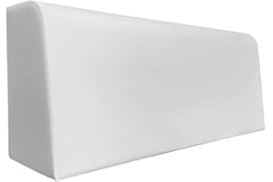 ‎TENDAGGIMANIA TENDAGGIMANIA Palettenkissen Outdoor Indoor Rückenkissen für Sofa und Bett - Sitzkissen Schaumstoff aus Polyurethan Hohe Dichte Weiß - Maß 200 CMx40x25CM