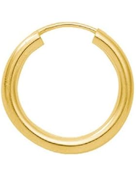 Gold 8 k ( 333 ) Ohrringe - Creolen - Ø 50 mm