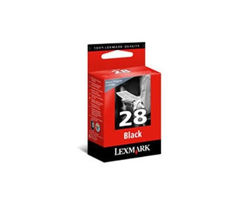 Lexmark 18C1428B Original Tintenpatrone 28, schwarz