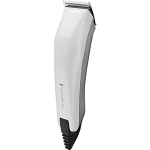 Remington HC5035 Corded Colour Cut Hair Clipper, White and Grey - Image 3