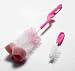 Baby Bottle Feeder Glass Brush Teat Twin Pack Small & Large Cleaning Tool