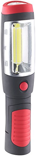 Lunartec Schwenkbare Arbeitsleuchte mit COB-LED, Neodym-Magnet, 3W, 180lm, IPX4 - 3