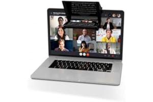Leeventi Teleprompter für Notebooks und Laptops, Universelle Kompatibilität mit Allen Laptops, Kompatibel mit Allen Smartphones sowohl Apple als auch Android