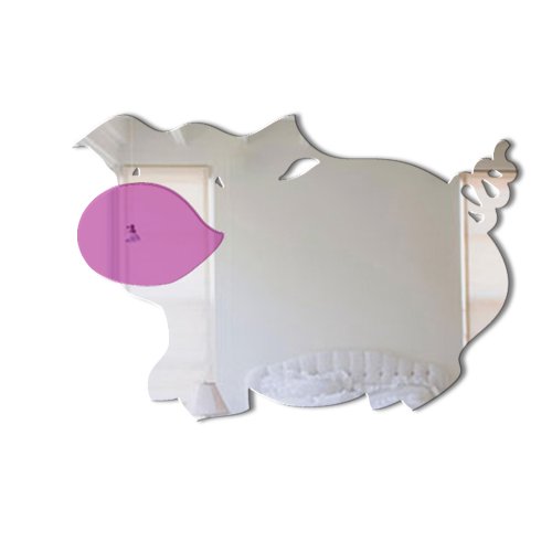 Mungai Mirrors 15cm Pig Acrylic Mirror