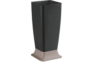 Kreher Regenschirmständer Schirmhalter aus Kunststoff in Schwarz/Taupé. Maße: 25 x 25 x 55 cm! EIN toller Eye Catcher im Eingangsbereich!