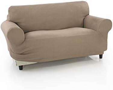Sofa Slipcover 2 Seater Sofa Cover Stretchable Sofa Protector (Linen)