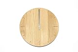 Wanduhr Eiche massiv mit Junghans Uhrwerk