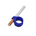 Produktbild Xshuai Silikon Ring Finger Hand Rack Zigarettenspitze HANDS FREE RAUCHEN Für regelmäßige Raucher Smoker Gaming Gadget Controller Gamer PC Video Games Console Laptop (Blau)