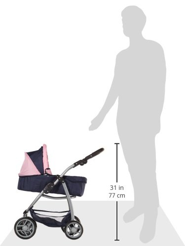 Knorrtoys 90794 Coco combi doll pram (Blue)