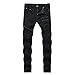Produktbild UFODB Jeans Pants for Men, Herren Destroyed Jeans-Hose Straight Leg Chino Pant Lang Trousers Freizeithose Tapered Fit Kleidung Casual Jogger Hose Top Qualität