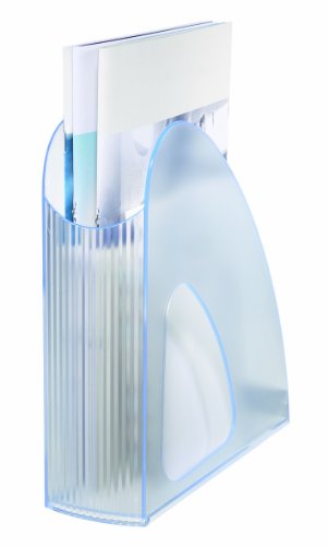 HAN 16110-73, Stehsammler TWIN SIGNAL, Transparent, Schick, Modern, Standfest und Funktional, 10er Packung, signal-lichtblau - 3