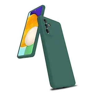 TRUEUPGRADE Liquid Silicone Cover Compatible for Samsung Galaxy M52 5G |Silky-Soft Touch Full Body Protection Shockproop|Samsung Galaxy M52 5G Cover Case with Soft Microfiber Lining - Green